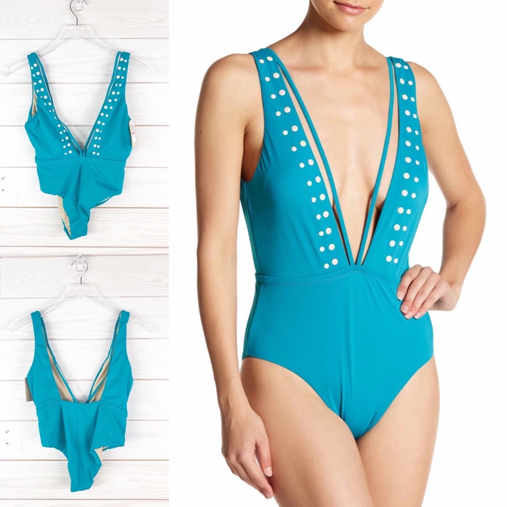 Reef Kaleidoscope Studded One-Piece Swimsuit XS